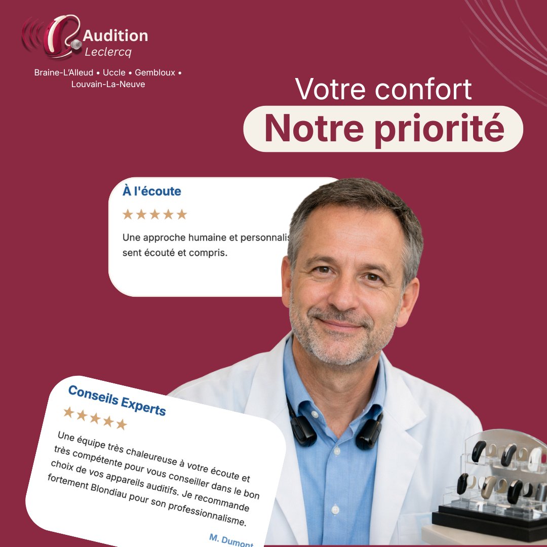 Témoignages clients Audition Leclercq